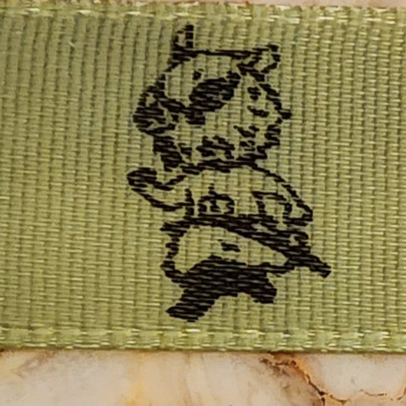 Printed Ribbons - Olive - Inosuke - 20 metres - Picture 4 of 5